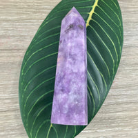 4.25" BIG Lepidolite Obelisk - STUNNING QUALITY - Natural - *Emotional Healing & Balance* - *Serenity* - *Stress Relief*