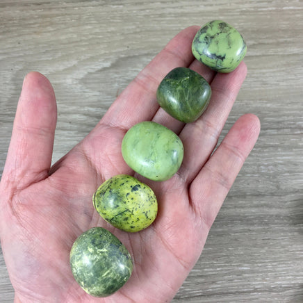 Gorgeous Serpentine!  Tumbled, Polished - 1" to 1.15" - *Kundalini Awakening* - *Higher Brain Functions* - *Embrace Transformation*