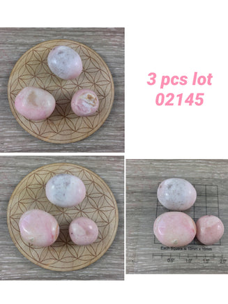 Pink Opal - 100% Natural with No Dyes - Tumbled, Polished - Stone of Hope - *Joy* - *Good Luck* - *Love* - Reiki Energy