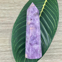 4.25" BIG Lepidolite Obelisk - STUNNING QUALITY - Natural - *Emotional Healing & Balance* - *Serenity* - *Stress Relief*