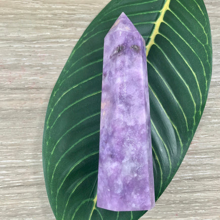 4.25" BIG Lepidolite Obelisk - STUNNING QUALITY - Natural - *Emotional Healing & Balance* - *Serenity* - *Stress Relief*