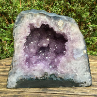 Amethyst Cathedral - 10.5" Length - BIG, DARK Sparkling Points - Superb Quality - Rough, Natural - *CALMING* - Reiki Energy