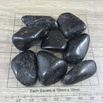 BIG Black Tourmaline  - 1.5 to 1.75 inch - Tumbled, Polished - *PURIFICATION* - *PROTECTION* - Reiki Energy