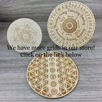 5.5" Reiki Symbols / Charka Board / Wood Plaque - Genuine Beech Plywood - Handcrafted - Reiki Energy