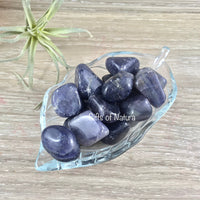 Iolite Tumbled Stone - Polished, Natural Colors - *INNER VISION* - *Heal Old Wounds" - Reiki Energy