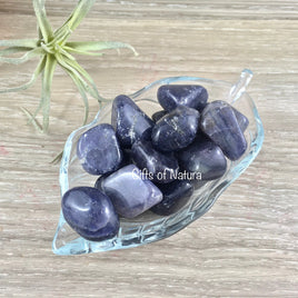 Iolite Tumbled Stone - Polished, Natural Colors - *INNER VISION* - *Heal Old Wounds" - Reiki Energy