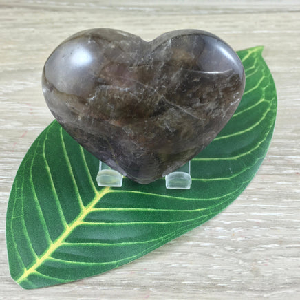 Auralite | Super Seven (Melody Stone) Heart - Puffy! Hand Polished - Non Treated - High Vibration Stone - Reiki Energy