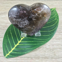 Auralite | Super Seven (Melody Stone) Heart - Puffy! Hand Polished - Non Treated - High Vibration Stone - Reiki Energy