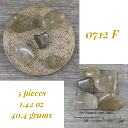 Natural Citrine - 5 PIECES - Pick Your Lot! - Non-heated, All Natural,  Polished - *Personal Will* - *Abundance* - *Manifestation*