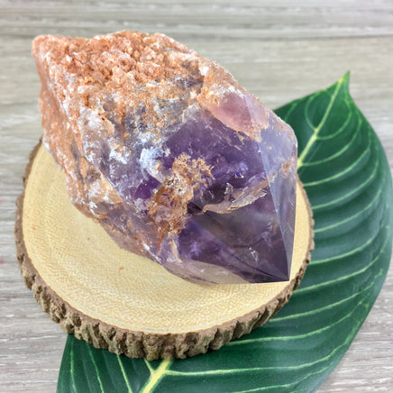 BIG!  4.96" Amethyst Point (1 lb+) - Natural, Rough, Raw, Dark, Unpolished - Crown Chakra - *CALMING* - *PROTECTION* - Reiki Energy