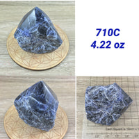 Sodalite Point Obelisk - You Pick - Natural, Semi-Polished, Beautiful! - *INSIGHT* - *COMMUNICATION* - Throat Chakra, Reiki Healing