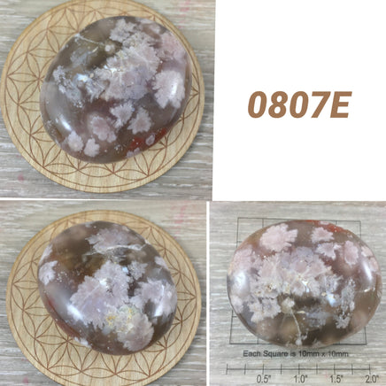 Flower Agate Palm Stone - YOU PICK - Natural, Beautiful, Smooth, Polished - *Self-Growth* - *Motivation* - * Passion* - Reiki Healing