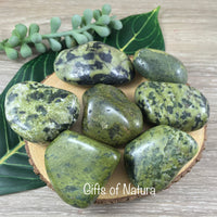 BIG Nephrite Jade / B.C. Jade - Natural, No Dyes, Tumbled, Polished - * HEALTH* - * ABUNDANCE * - Heart Chakra - Reiki Energy