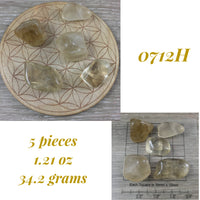 Natural Citrine - 5 PIECES - Pick Your Lot! - Non-heated, All Natural,  Polished - *Personal Will* - *Abundance* - *Manifestation*