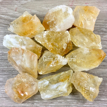 Brazilian Citrine Chunk - Rough, Raw, Unpolished - *Personal Will* - *Abundance* - *Manifestation* - Reiki Energy