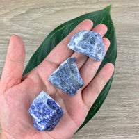 Brazilian Sodalite - Rough, Raw, Natural, Unpolished, No Dyes - *INSIGHT* - *COMMUNICATION* - *Musician's Stone* - Reiki Healing