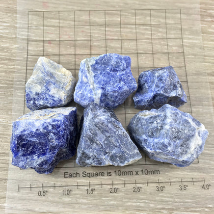 Brazilian Sodalite - Rough, Raw, Natural, Unpolished, No Dyes - *INSIGHT* - *COMMUNICATION* - *Musician's Stone* - Reiki Healing