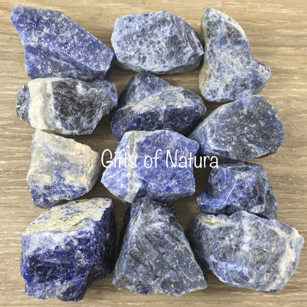 Brazilian Sodalite - Rough, Raw, Natural, Unpolished, No Dyes - *INSIGHT* - *COMMUNICATION* - *Musician's Stone* - Reiki Healing