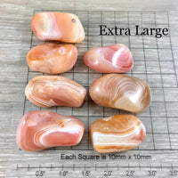 Madagascan Carnelian- High Grade!  Tumbled Crystal, Natural, Polished, No Dyes - *COURAGE* - *CONFIDENCE* - Reiki Energy