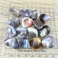 Botswana Agate - 2 Sizes to Pick - High Grade - Polished, Natural, No Dyes - *Repels Negative Energy* - *Creativity* - *Overcome Obstacles*