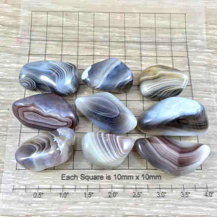 Botswana Agate - 2 Sizes to Pick - High Grade - Polished, Natural, No Dyes - *Repels Negative Energy* - *Creativity* - *Overcome Obstacles*
