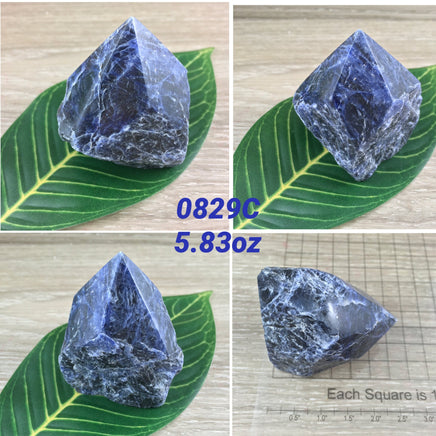 Sodalite Point Obelisk - You Pick - Natural, Semi-Polished, Beautiful! - *INSIGHT* - *COMMUNICATION* - Throat Chakra, Reiki Healing