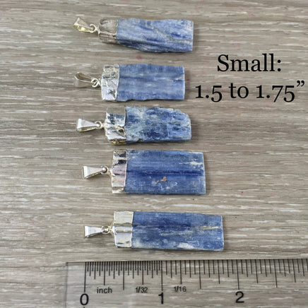 Blue Kyanite Blade Pendant  2 sizes to choose from - *Inner Bridges* - *Empathy* - *Past Life Recall* - *Psychic Ability*