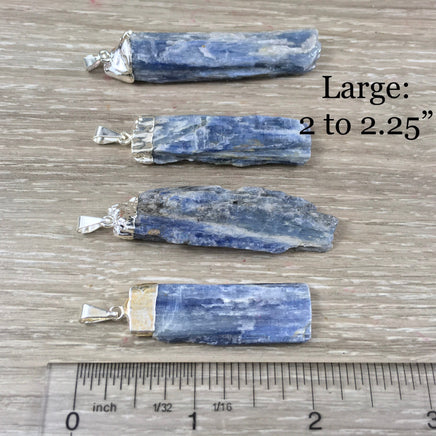 Blue Kyanite Blade Pendant  2 sizes to choose from - *Inner Bridges* - *Empathy* - *Past Life Recall* - *Psychic Ability*