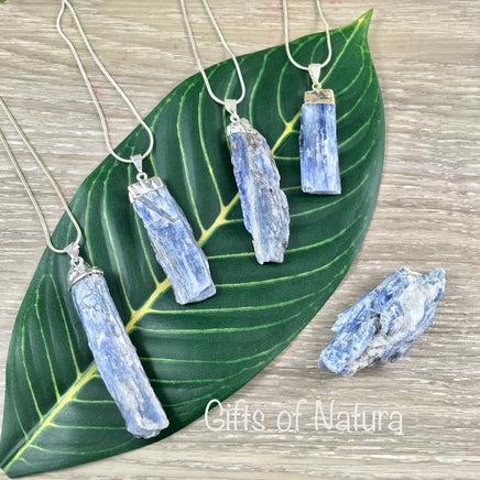 Blue Kyanite Blade Pendant  2 sizes to choose from - *Inner Bridges* - *Empathy* - *Past Life Recall* - *Psychic Ability*