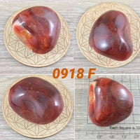 BIG Carnelian Palm Stone / Massage Stone - Premium Quality!  - Polished Crystal - *COURAGE* - *CONFIDENCE* - Reiki Energy