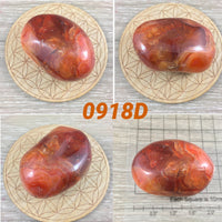 BIG Carnelian Palm Stone / Massage Stone - Premium Quality!  - Polished Crystal - *COURAGE* - *CONFIDENCE* - Reiki Energy