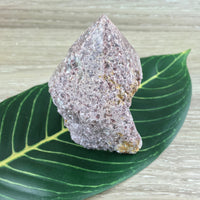 3" Lepidolite Pyramid Point / Obelisk - Natural, Semi-Polished - *Emotional Healing & Balance* - *Serenity* - *Stress Relief*