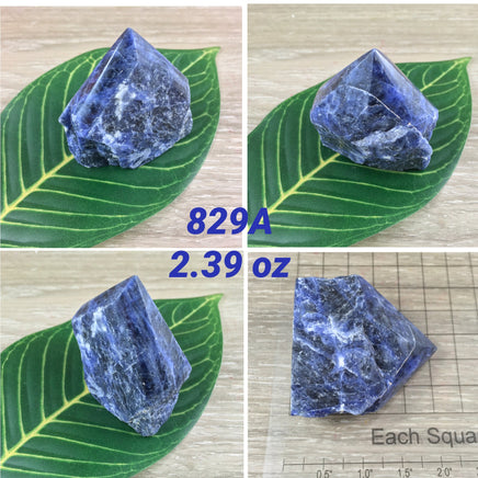 Sodalite Point Obelisk - You Pick - Natural, Semi-Polished, Beautiful! - *INSIGHT* - *COMMUNICATION* - Throat Chakra, Reiki Healing