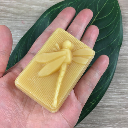 100% Pure Beeswax Dragonfly Medallion - DIY Lip Balm, Salves, Cosmetics