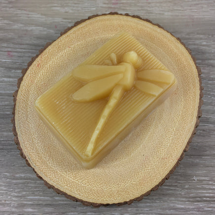 100% Pure Beeswax Dragonfly Medallion - DIY Lip Balm, Salves, Cosmetics