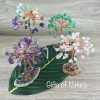 Beautiful Handcrafted Gemstone Trees with Genuine Gemstones - Chakra Tree - Healing Tree - Reiki Energy