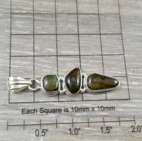 Natural Ammolite Pendant - 925 Sterling Silver - Gorgeous!  Lovely Colors - *PERFECTION* - *WISDOM* - *KNOWLEDGE* - Reiki Energy