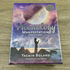 Moonology Manifestation Oracle: A 48-Card Deck and Guidebook Cards by Yasmin Boland (Author), Lori Menna (Illustrator)