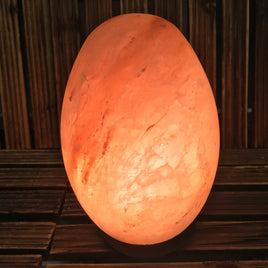 7" Egg Lamp - Feng Shui Egg - EXACT PIECE - Himalayan Salt Lamp with CSA approved cord & light bulb - Nature's Ionizer - Excellent Gift