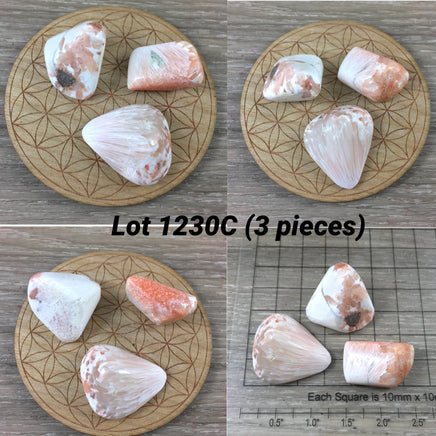 Peach Scolecite - 3 pieces - You Pick - Tumbled, Polished, Natural - *Inner Peace* - *Relaxation* - *Tranquility*  - *Awakening the Heart*