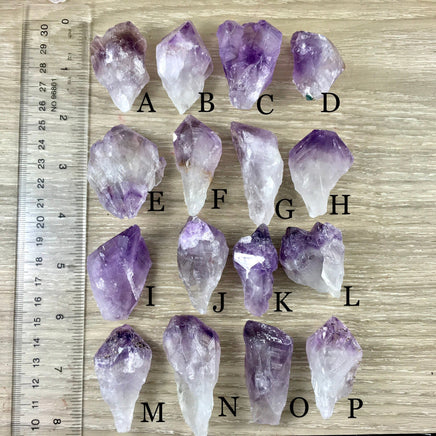 Small Amethyst Point (1.5"-2.25") - You Pick - Natural, Unpolished, SPARKLY - CALMING, DIvine Connection