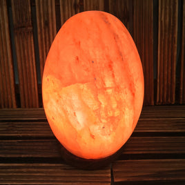 6.75" Egg Lamp - Feng Shui Egg - EXACT PIECE - Himalayan Salt Lamp with CSA approved cord & light bulb - Nature's Ionizer - Excellent Gift