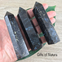 Rare! Astrophyllite Obelisk - Natural, Hand Polished - *STRENGTH* - *STAMINA* - *FOCUSED Will*