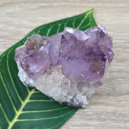 Small Amethyst Cluster - Chunky with Big Point - NICE QUALITY, Unpolished, Sparkly - Calming - Divine Connection - Reiki Energy