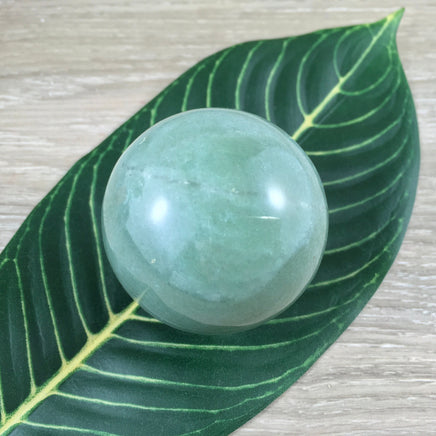 1.75" Green Aventurine Sphere - Natural, No Dyes - Hand Polished - *VITALITY* - *GROWTH* - *CONFIDENCE* - Heart Chakra Crystal