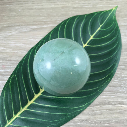 1.75" Green Aventurine Sphere - Natural, No Dyes - Hand Polished - *VITALITY* - *GROWTH* - *CONFIDENCE* - Heart Chakra Crystal