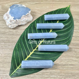 Small Angelite Obelisk | Point - Hand Polished - Blue Anhydrite - Stone of Awareness - *ATTRACT ANGELS* - *SERENITY* - *Self Awareness*