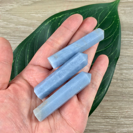 Small Angelite Obelisk | Point - Hand Polished - Blue Anhydrite - Stone of Awareness - *ATTRACT ANGELS* - *SERENITY* - *Self Awareness*