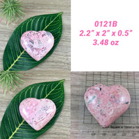 Rhodocrosite Hearts - You Pick - SUPER PUFFY - Smooth, Hand Polished - *Emotional Healing* - *Recovery of Lost Memories* - *Self-Love*