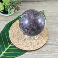 1.5" Garnet Sphere (4.2 oz) - Hand Carved, Polished - *STRENGTH* - *SECURTIY* - Reiki Healing